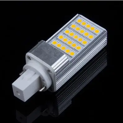 G24 E27 5W 7W 9W 11W 13W 15W 85 V-265 V/AC горизонтальная штепсельная лампа SMD5050 bombilas LED PL