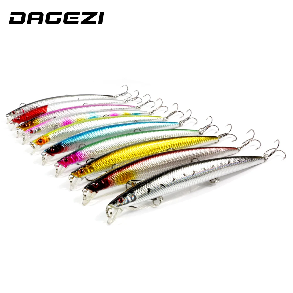 Рыболовная приманка DAGEZI Super Big 10 шт./лот 18 см/23 г жесткая искусственные приманки