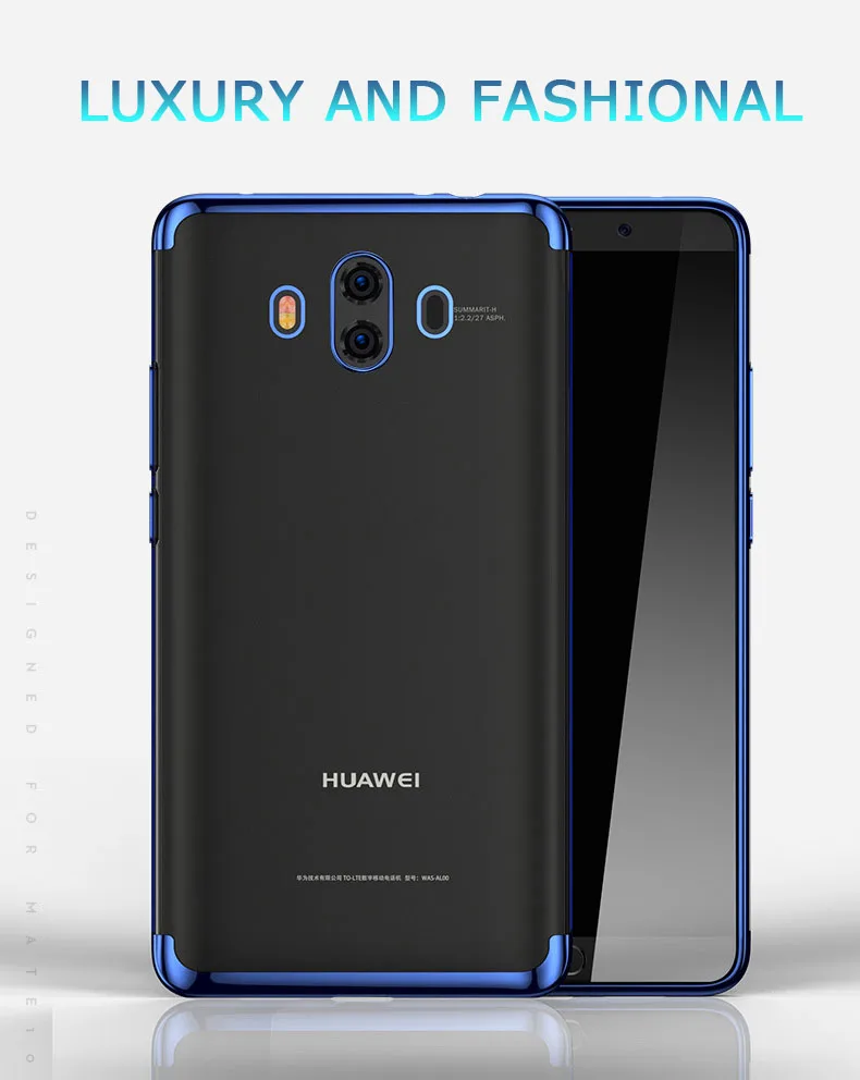 Для huawei P20 Pro Чехол TPFIX Роскошные покрытие TPU чехол для P10 плюс P9 Honor V10 V9 9 7X коврики 10