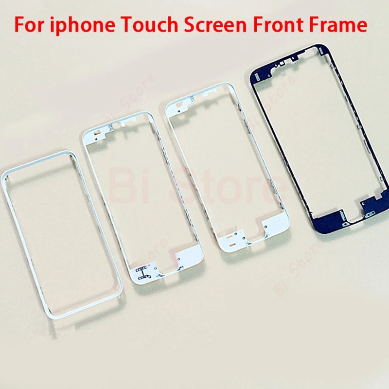 10/партия передняя рамка для сенсорного экрана средняя Рамка iPhone 5 5S 6 6S Plus с 3M