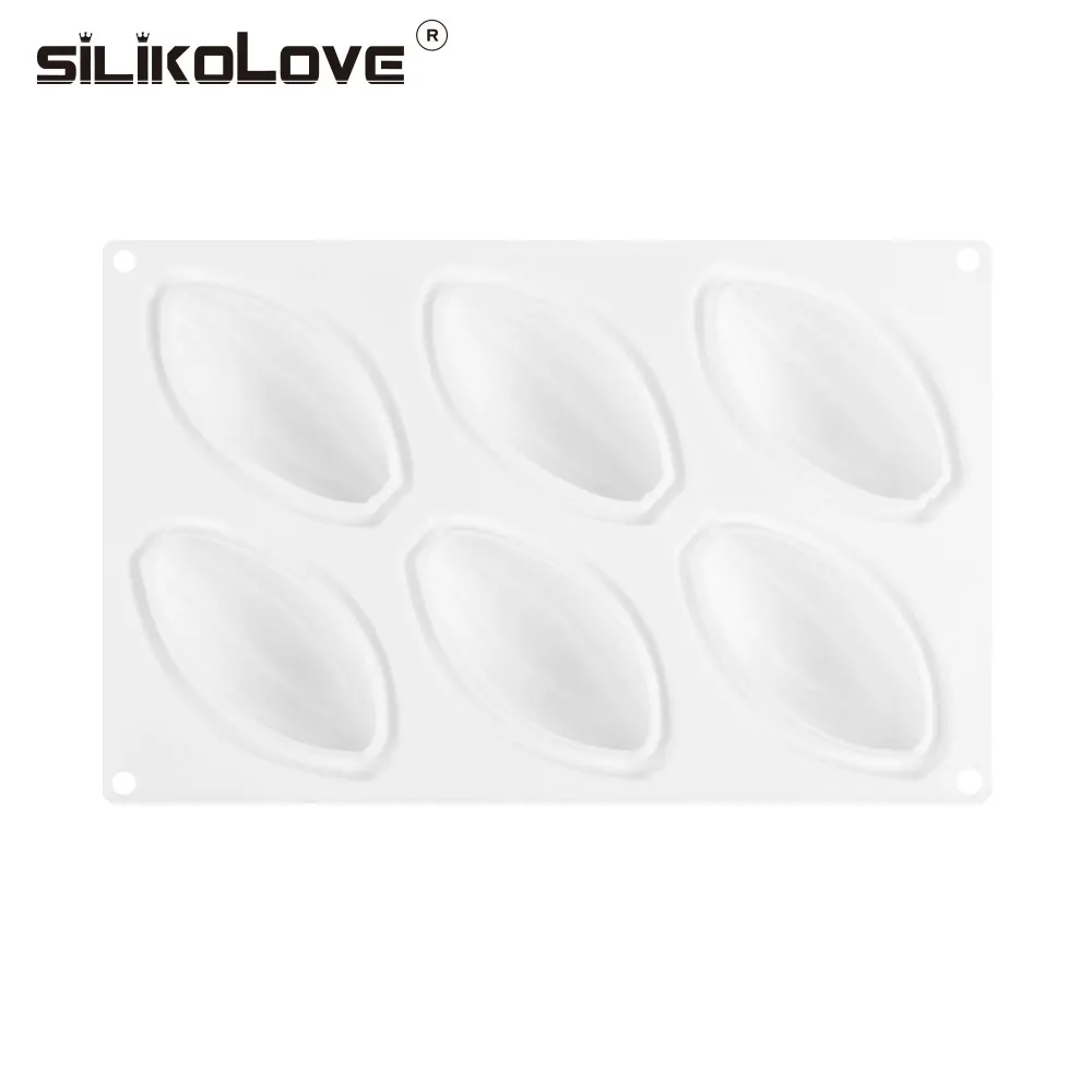 SILIKOLOVE 6 полости 3D украшения торта силиконовая форма выпечки трюфель пирожные кондитерский инструмент