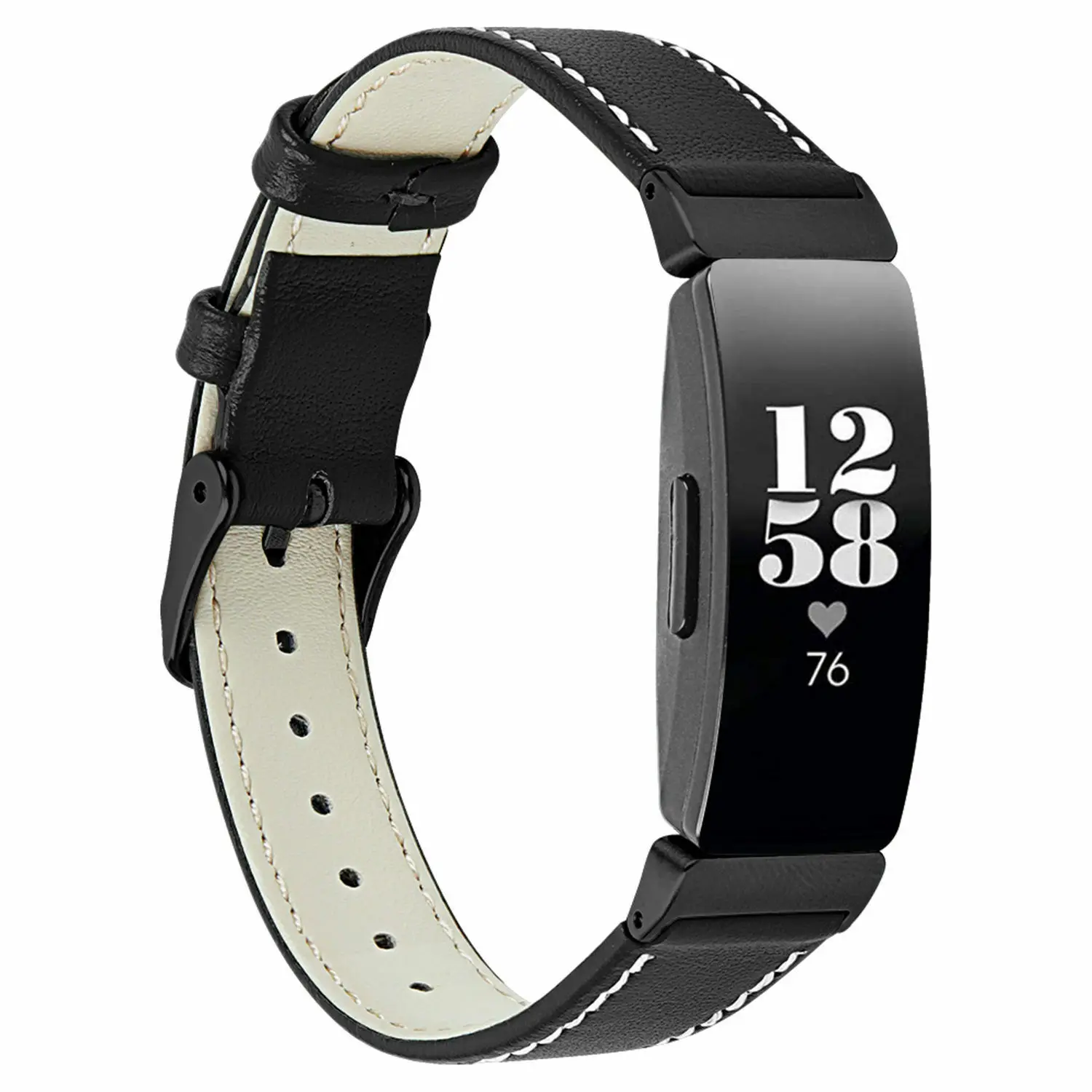 Цветной ремешок из натуральной кожи для фитнес трекера Fitbit Inspire HR|Ремешки часов| |