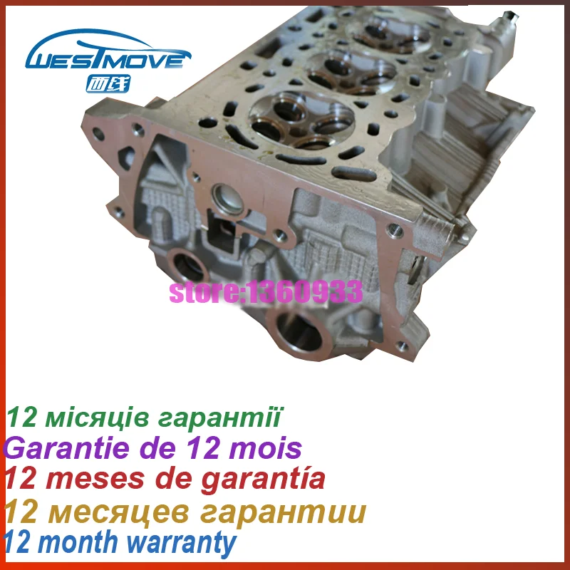 Головка блока цилиндров для бензина BYD F0 Geely Gleagle Panda 998CC 1.0L DOHC 12 В двигатель: JL3G10