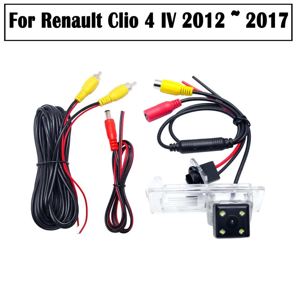 DIY камера заднего вида для Renault Clio 4 IV 2012~ номерной знак камера корпус комплект светильники кронштейн