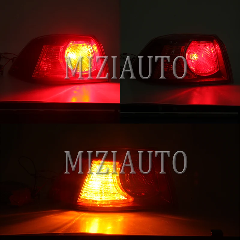 

MIZIAUTO Outer/Inner Tail Light for Mitsubishi Lancer-EX EVO 10 2007-2014 turn signal Light Tail Rear Brake Lamp Light No Bulb