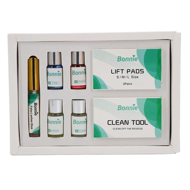 Набор GLAMLASH Lash lift для наращивания ресниц, набор для завивки ресниц, инструмент для макияжа, набор для завивки ресниц, можно сделать ваш личный логотип - Цвет: Lash Lift Kit