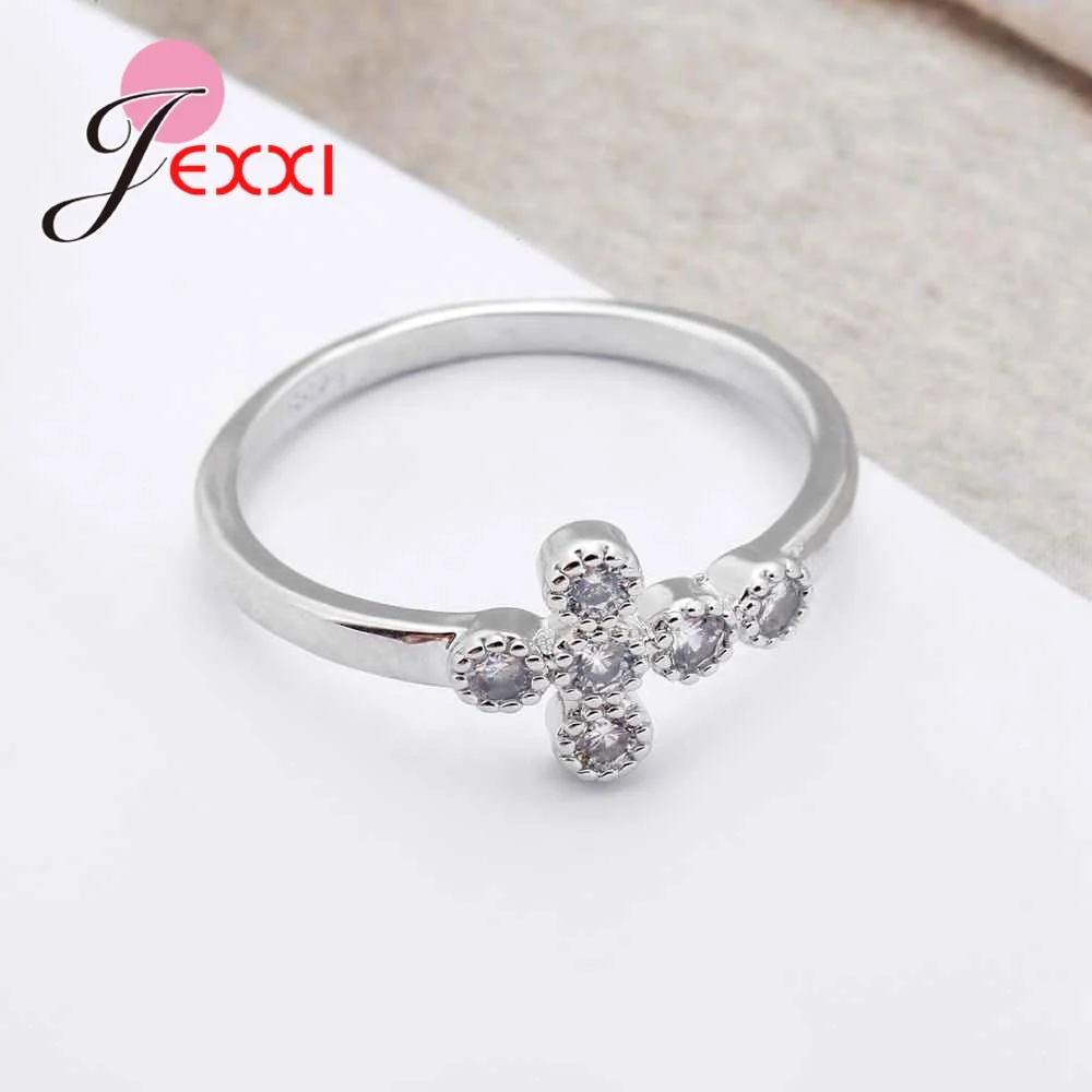 Lower Price Hot sale Cross Rings High Quality Silver Simple Plain Wedding Band For Men And Women Propose | Украшения и аксессуары