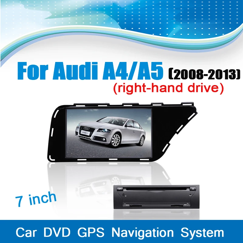 Car GPS Navigaiton System DVD Player Stereo Media Audio Player for Audi A4/A5(2008-2013) (right steering wheel) with Bluetooth Car GPS Navigaiton System DVD Player Stereo Media Audio Player for Audi A4/A5(2008-2013) (right steering wheel) with Bluetooth