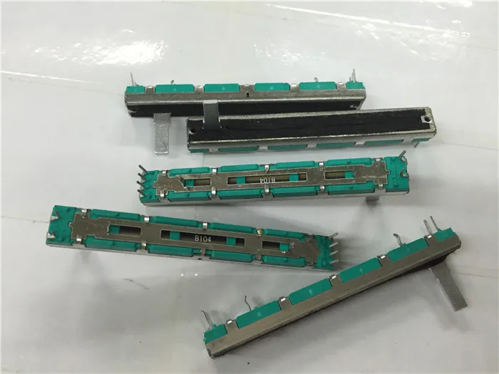 4 шт. смеситель SC6080GH 75 мм фотопотенциометр B100K/двухканальный fader B104 Длина ручки 15 |