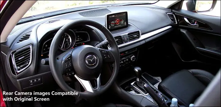 Автомобиль для Mazda 3 Мазда 3 БМ хэтчбек совместимый экран Камера заднего вида задняя камера комплект RCA