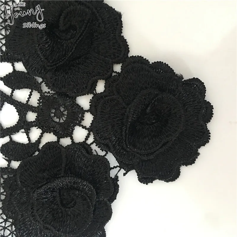 New arrive Flower Pattern Embroidered Neckline Lace Applique Collar Dress Fabric DIY Decorative Clothing Accessories | Дом и сад