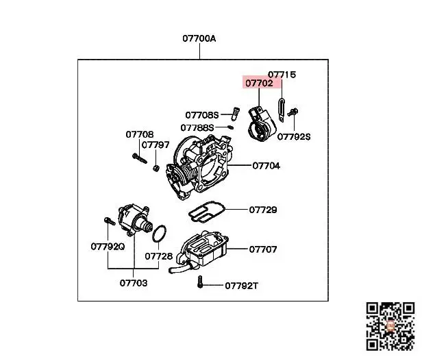 Датчик положения дроссельной заслонки для Mitsubishi Pajero sprinting K86K96 6A13 MD614735|sensor sensor|sensor