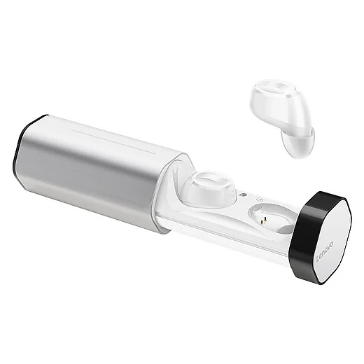 Milk White Lenovo воздуха наушники-вкладыши TWS True Беспроводной спортивные bluetooth-наушники наушники-вкладыши стерео наушники IPX5 Водонепроницаемый типа «капли», позволяющие осуществлять действия со свободными руками, с микрофоном и док-станция для зарядки - Цвет: Milk White