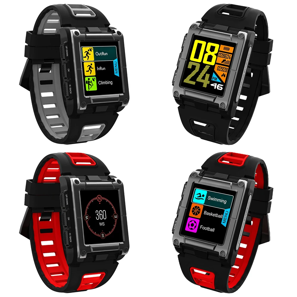 Международная версия Makibes G08 gps Bluetooth smart watch IP68 Водонепроницаемый сердечного ритма smart watch es мужские Мульти-Спорт