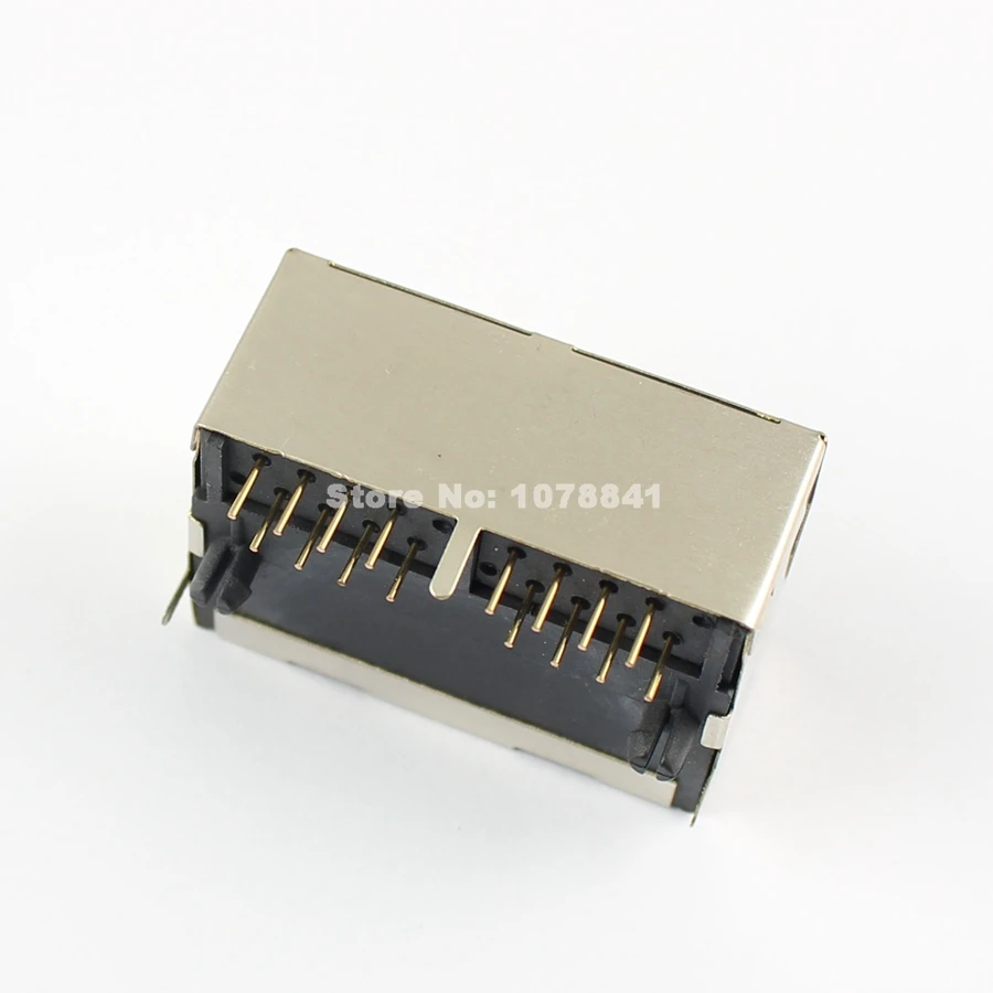 Модульный сетевой Соединитель с двумя портами 2 порта s 8P8C PCB Jack 50 шт.