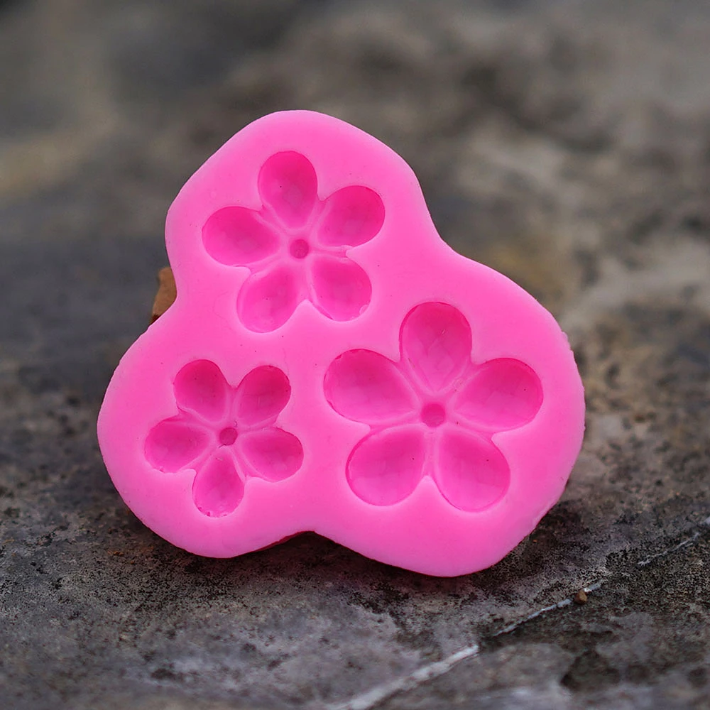Flower Fondant Silicone Mold Cake Decorating Tools Confeitaria molde de silicone Sugarcraft Biscuit Cookie Chocolate | Дом и сад