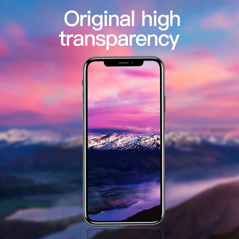 Защитное стекло Baseus закаленное 9H для iPhone X/6D|Защитные стёкла и плёнки телефонов| |