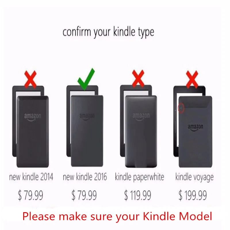 Wekays Новый Kindle 2016 мультфильм подставка флип-чехол для нового Amazon 8 8-го поколения 6 0