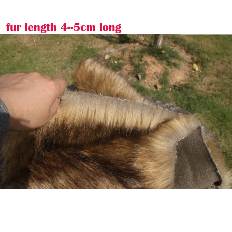 ткань из искусственного меха Хорошая искусственный мех иммитат волчий 4-5 мм