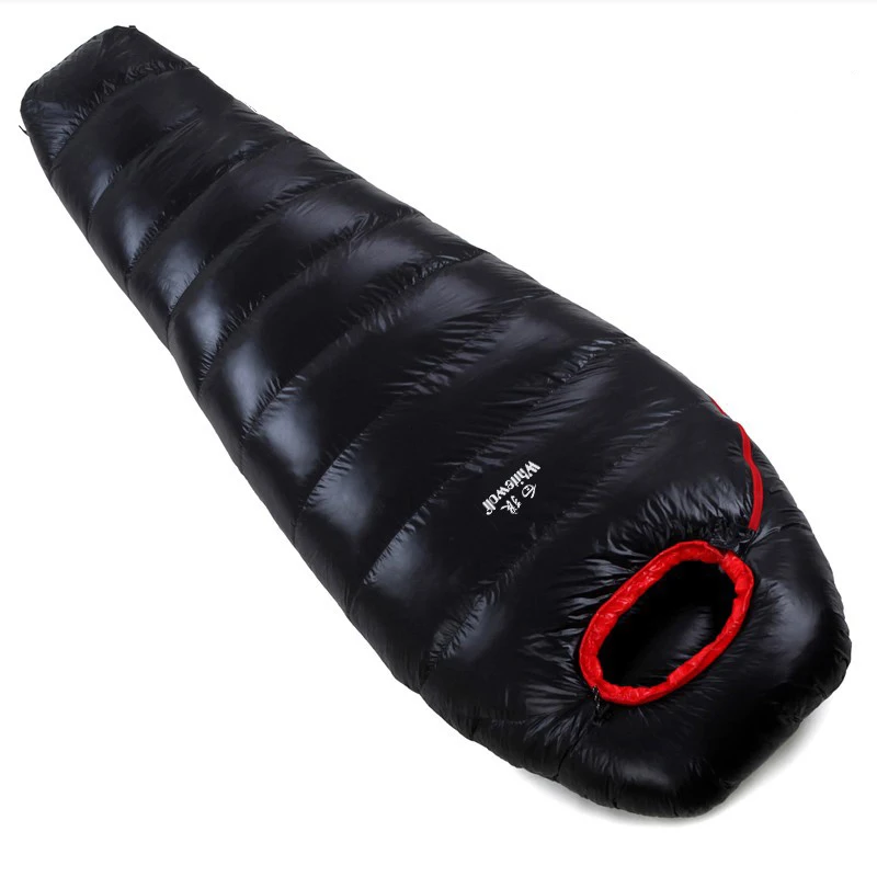 Открытый Портативный утка Пух спальный мешок ультра-легкий путешествия осенью и