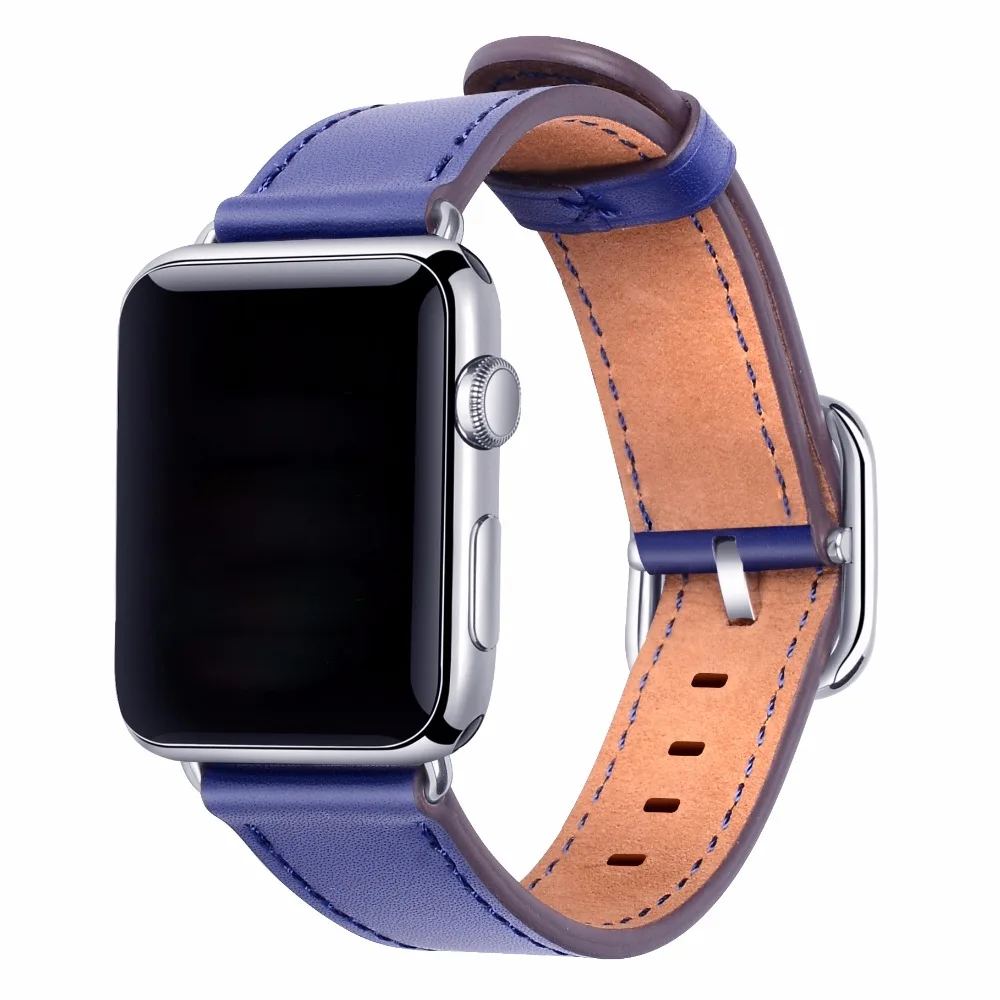 Apple Watch Band 38 мм Женский 42 сменный ремешок из натуральной кожи с адаптерами и