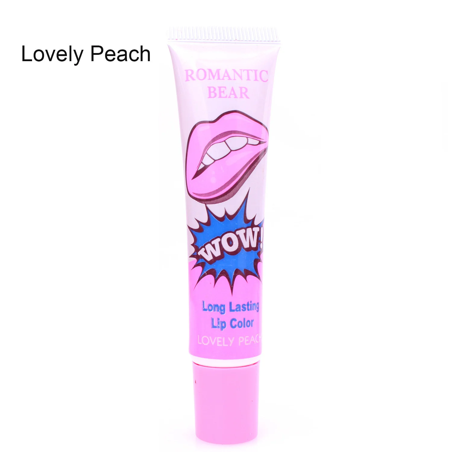 lovelypeach Стойкий блеск для губ отшелушивающая губная помада матовая водостойкая губная помада - Цвет: lovelypeach