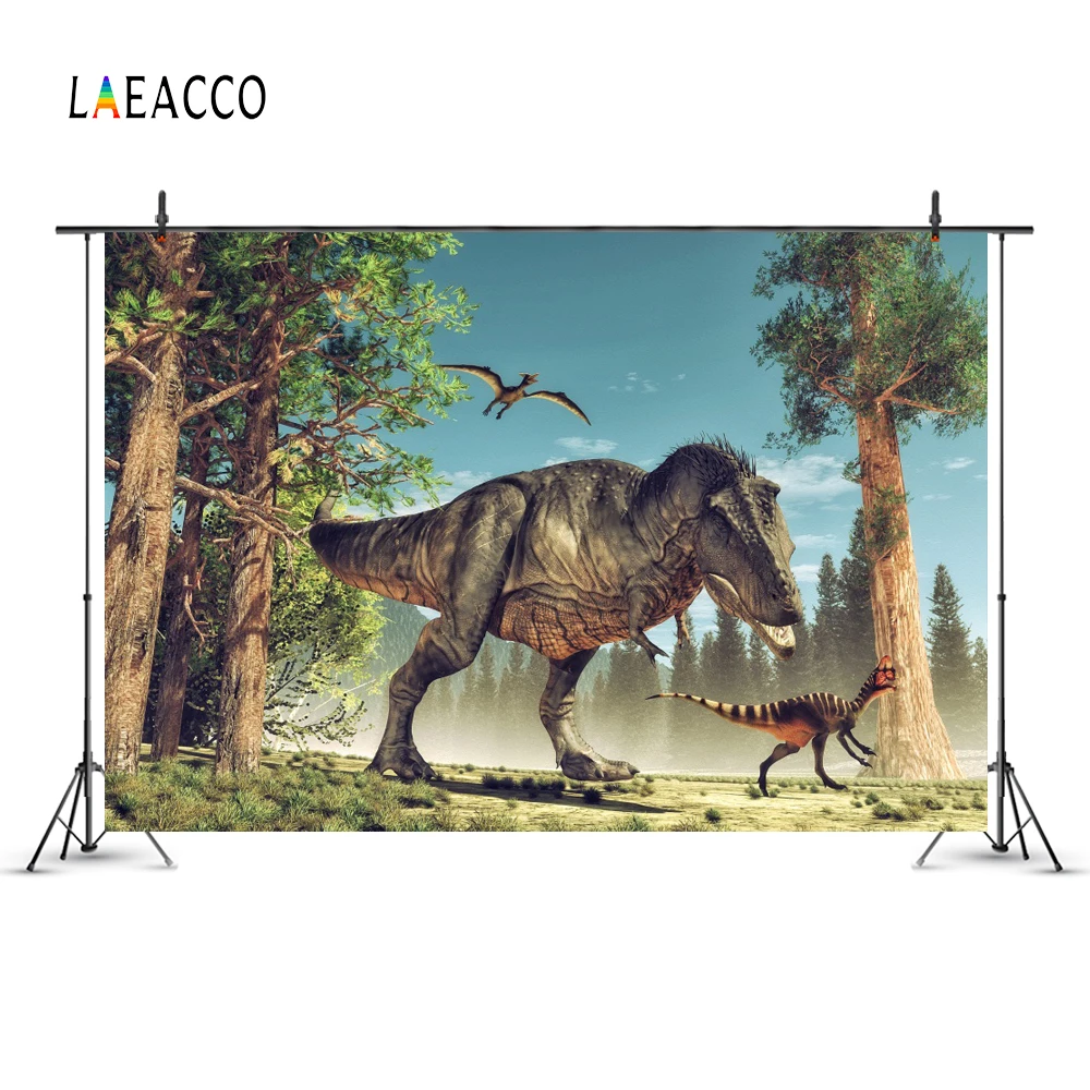 Laeacco Jurassic период динозавр парк детские вечерние фотографии фоны индивидуальные фотографические фоны для фотостудии
