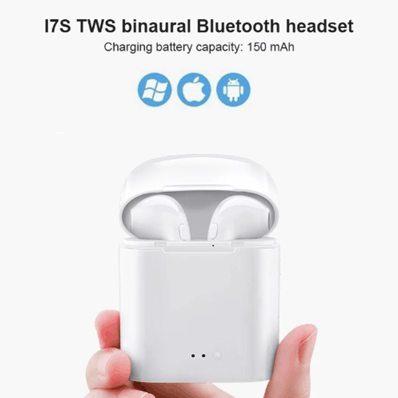 Bluetooth наушники Беспроводная гарнитура TWS Двойные близнецы стерео зарядная