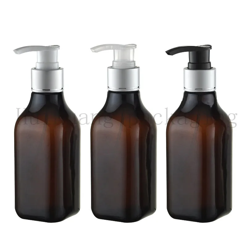 

30pc 200ml square cream lotion shampoo pump plastic bottle personal care packaging,200cc liquid soap dispenser bottles container