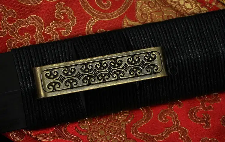 Настоящий Китайский Меч Хань Цзянь дамасская сталь прямой Полный Клинок