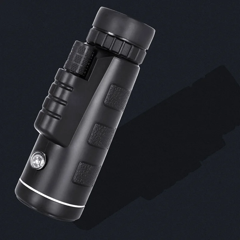 

NEW 40X60 High Power Monocular Telescope HD Dual Focus Scope Monocular +Tripod+ Clip+Compass