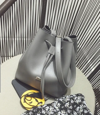 Новая сумка через плечо дикая Корейская простая модная сумка-ведро в стиле ретро