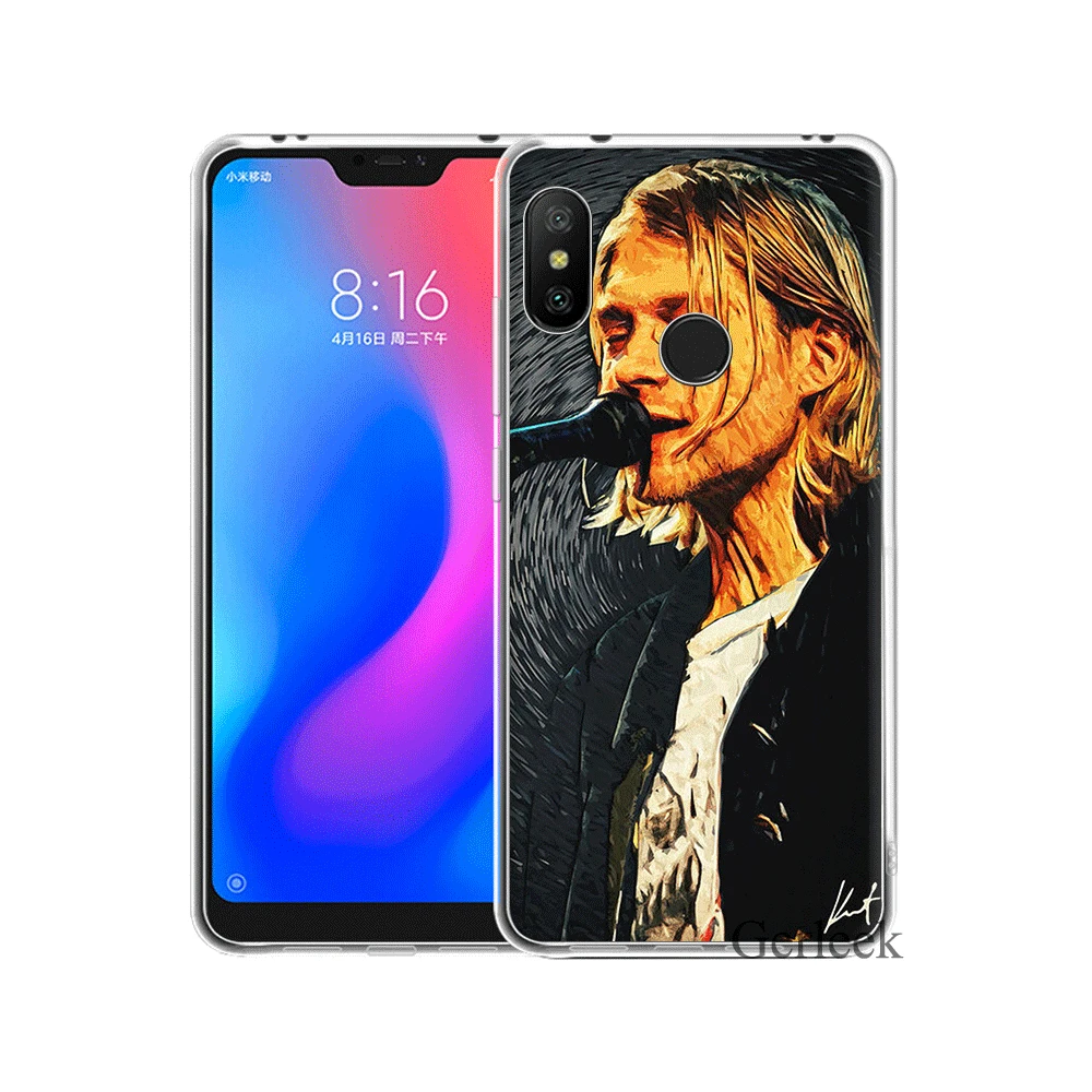 Чехол Desxz Курт Кобейн Нирвана для Xiaomi Redmi Note 6 7 3 Pro 4 4X 5 5A|Чехлы-накладки| |