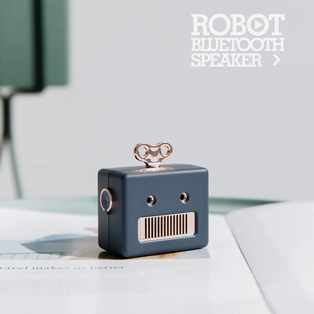 HIPERDEAL мини прекрасный портативный Bluetooth динамик Новая мода милый Интеллектуальный беспроводной портативный динамик робот Jn4