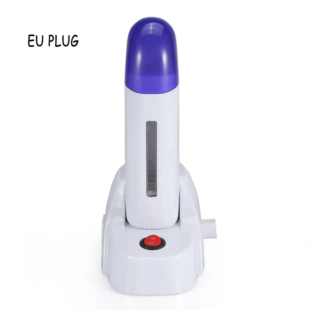 Single EU Plug Нагреватель воска для депиляции, роликовый нагреватель, для мужчин и женщин, для удаления волос на теле, восковой нагреватель+ инструмент для ухода за телом для депиляции воска - Цвет: Single EU Plug