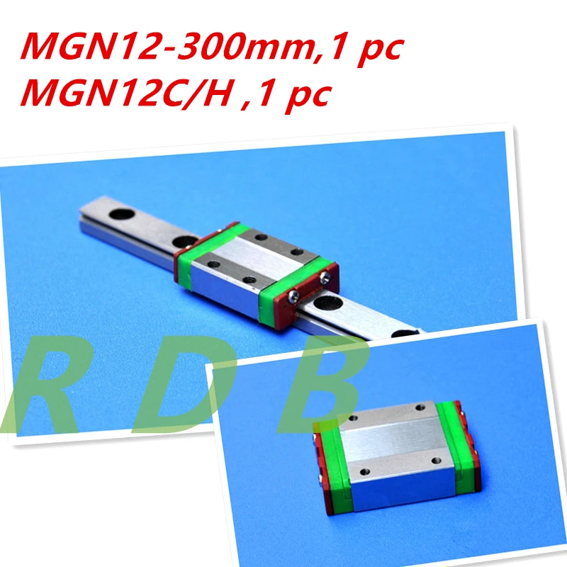 Kossel Pro миниатюрная линейная направляющая MGN12 12 мм 300 рельсовая + MGN12C или MGN12H