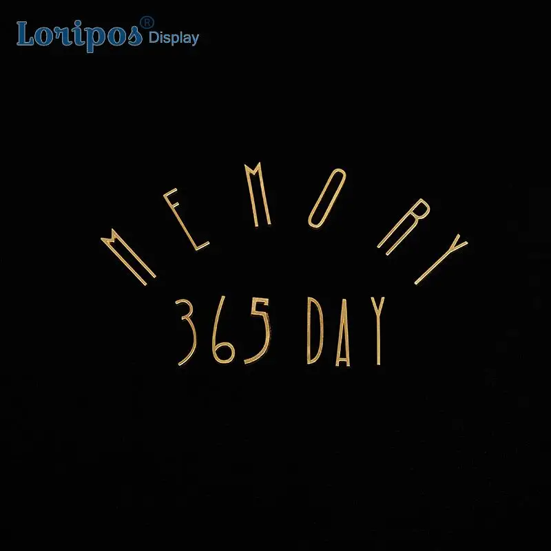 Скандинавский ветер латунное украшение английская алфавит Настенная паста