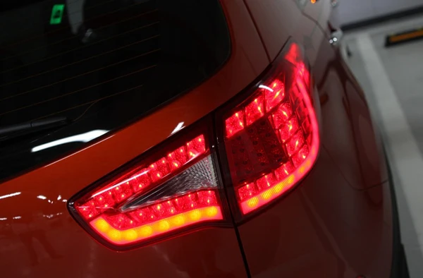 2009 2010 2011 2012 2013 год для KIA Sportage R светодиодный задний задние фары задние фонари Красный цвет поворотный сигнал парковка бег