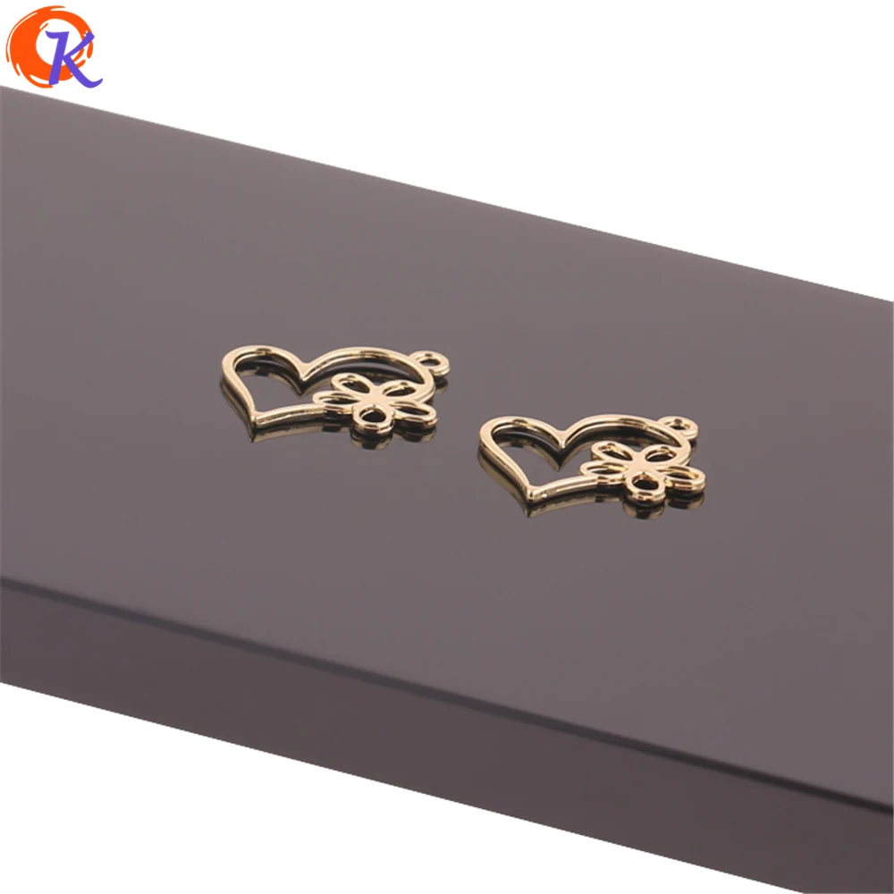 

Cordial Design 200Pcs 19*16MM Jewelry Making/Earring Connectors/Flower Heart Shape/DIY Accessories/Hand Made/Earring Findings