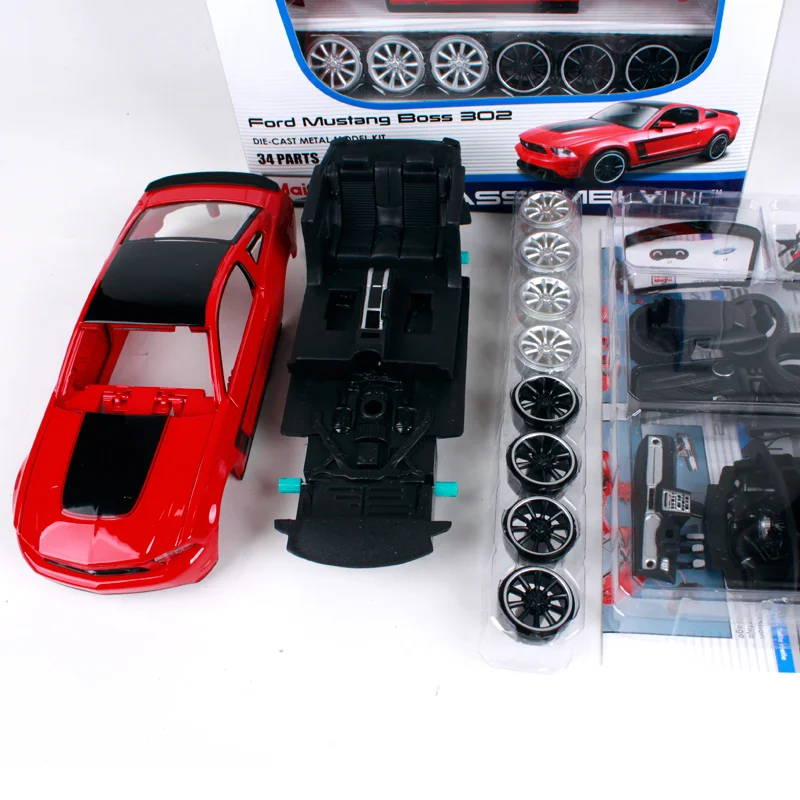 Сборная модель автомобиля Maisto 1:24 Ford Mustang boss 302 литой автомобиль сделай сам новая