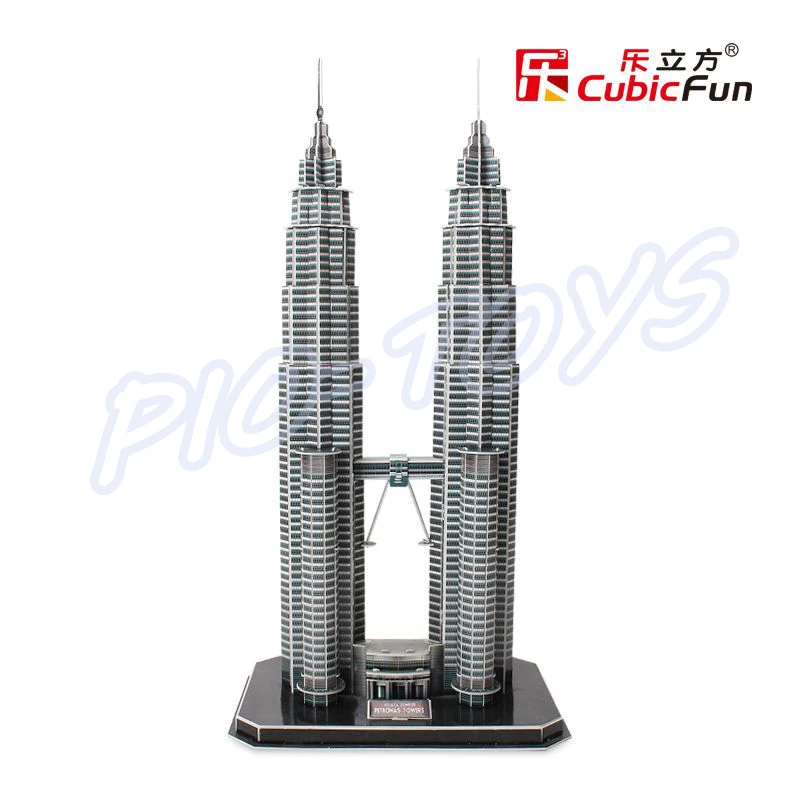 Обучающие 3D пазлы Petronas Towers строительные игрушки для взрослых инструменты