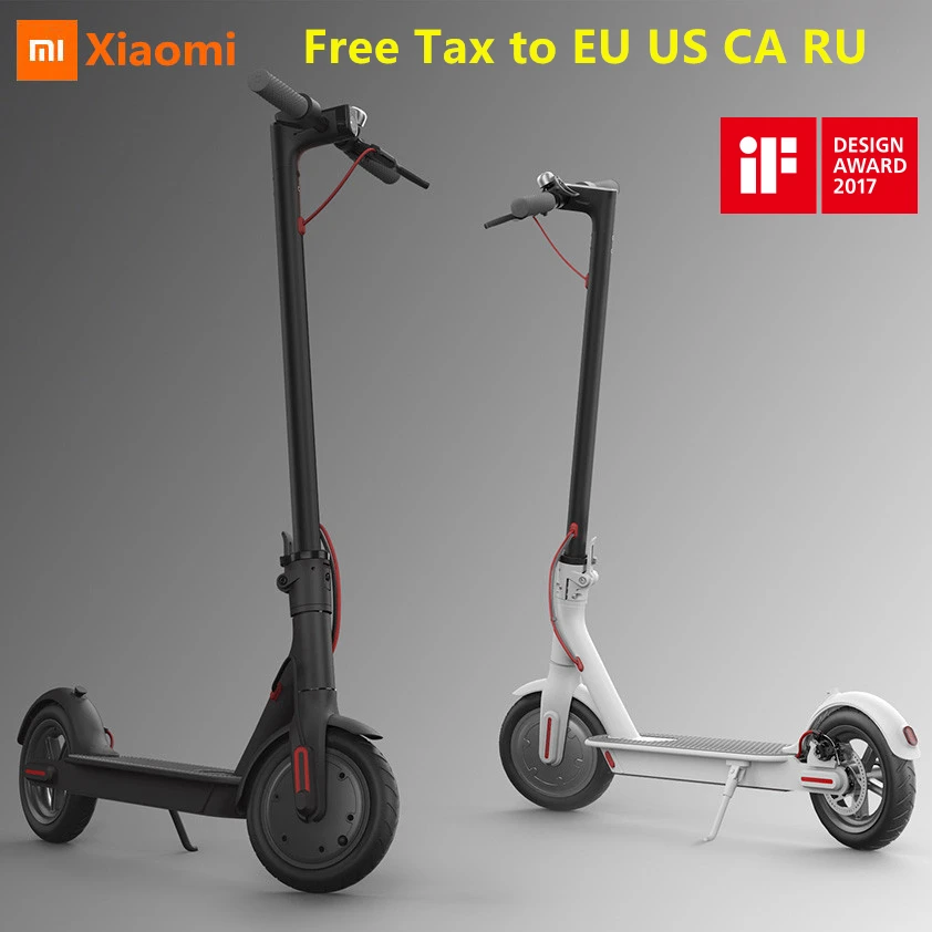 Складной умный электрический скутер Xiaomi Mijia M365, легкий скейтборд на ховерборде, 25 км/ч, с приложением