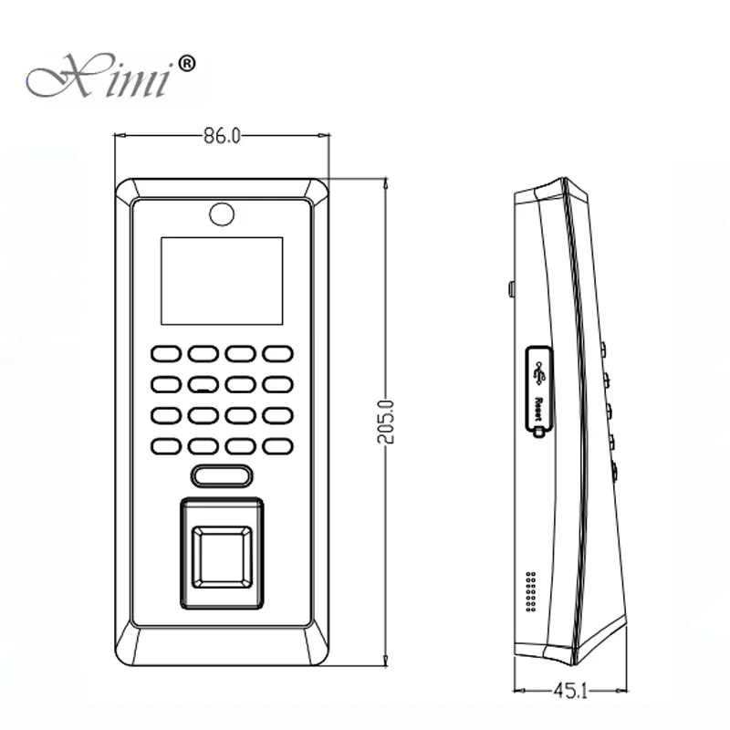 New Arrived Fingerprint And MF IC Card Access Control Reader With Camera 3000 Photo F21 ZK System | Безопасность и защита