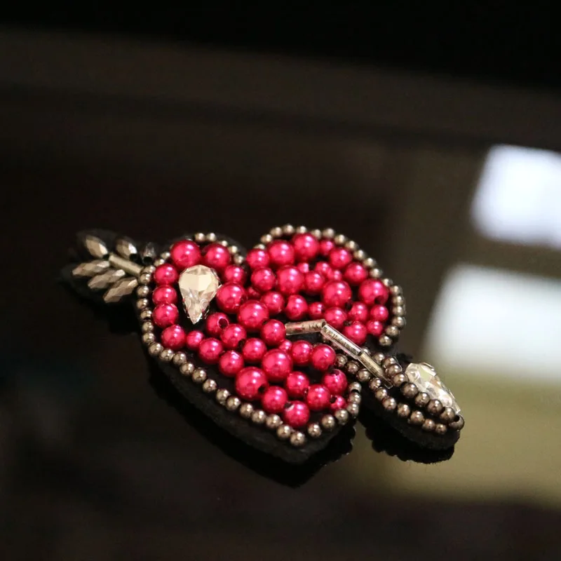 1pc handmade sequin round flower patches for clothing DIY rhinestone beaded Sew on patch embroidery applique parche ropa | Дом и сад