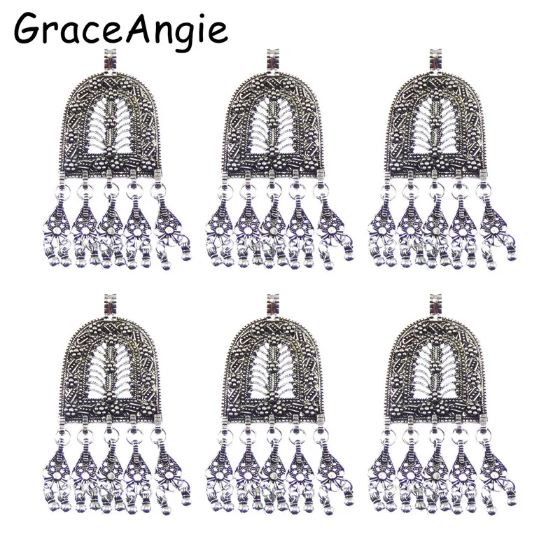 Женская подвеска в виде кисточки GraceAngie богемная из сплава 76*36 мм подвески