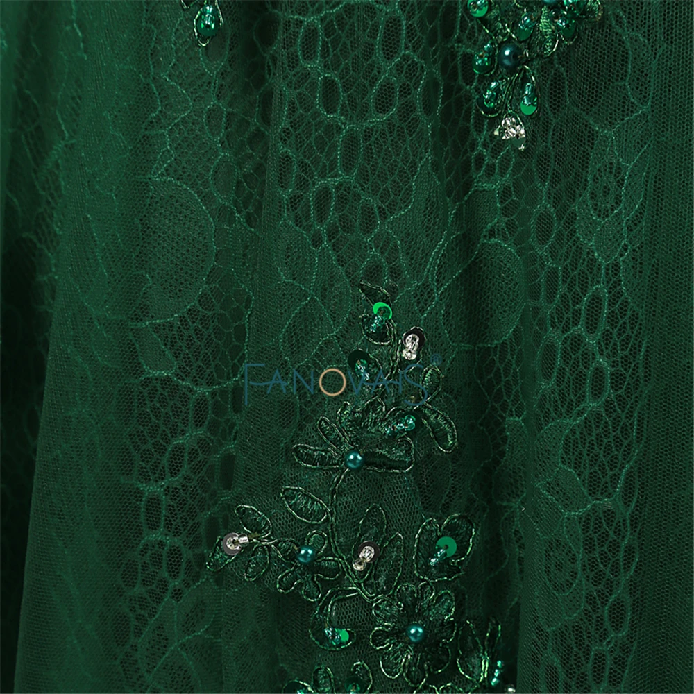 Реальное фото Зеленые Вечерние платья с накидкой Caftan Дубай Vestido de Fiesta бисерное кружевное вечернее платье длинное платье формальное ASAE29
