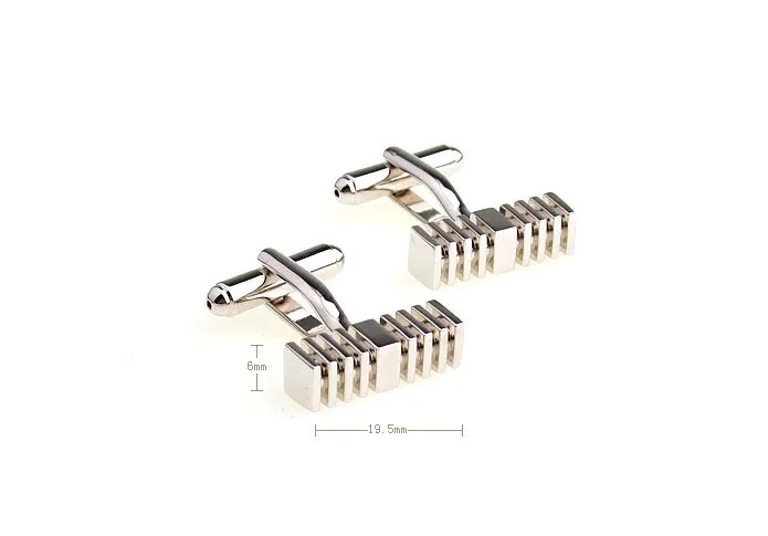 Модные прямоугольные планшетоны Lepton простые дизайнерские запонки подарочные
