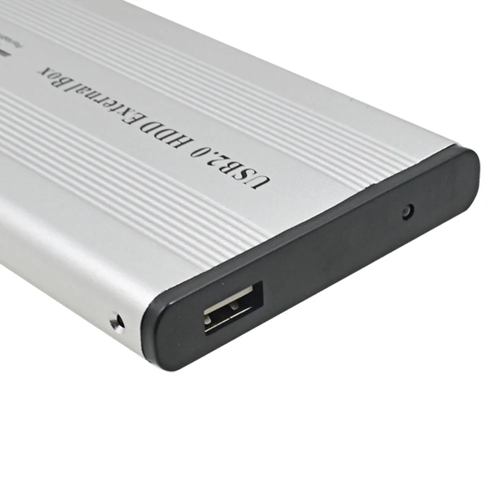 Алюминиевый серебристый внешний корпус USB 2 0 5 IDE контейнер для жесткого диска HDD