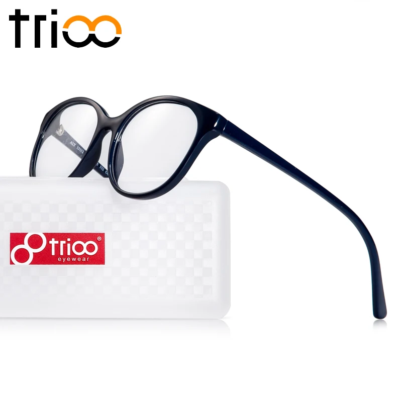 TRIOO модные Черепаховые цветные женские очки компьютерные прозрачные линзы для