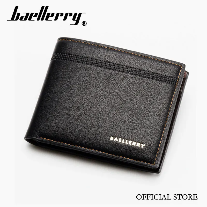 Оригинальный Baellerry мужской кожаный бумажник из искусственной кожи